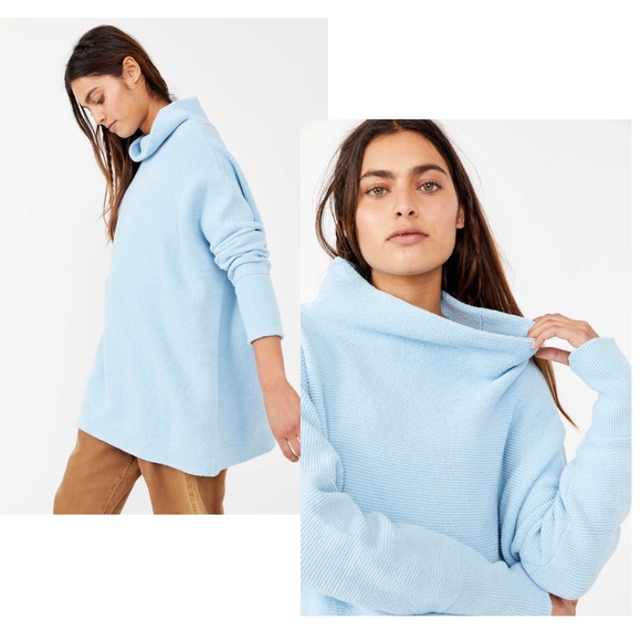 Free People Sweaters - Free People Ottoman Sweater in Dream Blue